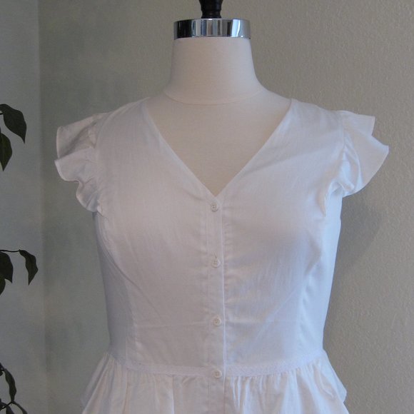 Gal Meets Glam Anna Ruffle Tiered Mini Dress NWT - Picture 5 of 12